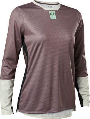 Fox Racing Women's Defend LS Cycling Jersey SS22 - Plum Purple, Plum Purple